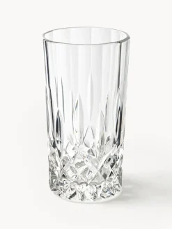 Best Vasos altos con relieve de cristal George, 4 uds. Copas De Cóctel|Vajillas Completas