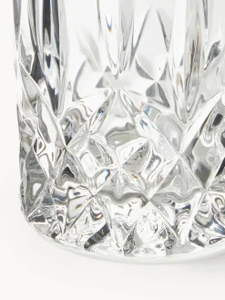 Best Vasos altos con relieve de cristal George, 4 uds. Copas De Cóctel|Vajillas Completas