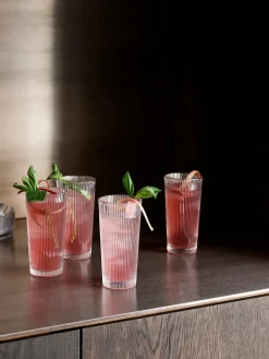 Sale Vasos altos con relieves Pilastro, 4 uds. Vajillas Completas|Menaje De Mesa