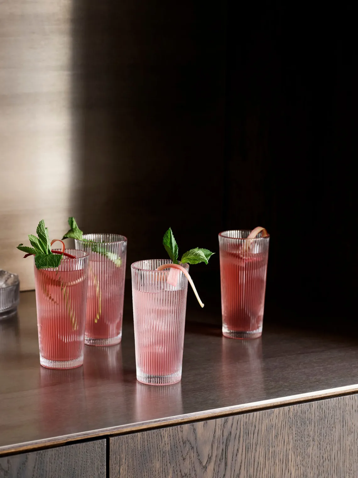 Sale Vasos altos con relieves Pilastro, 4 uds. Vajillas Completas|Menaje De Mesa