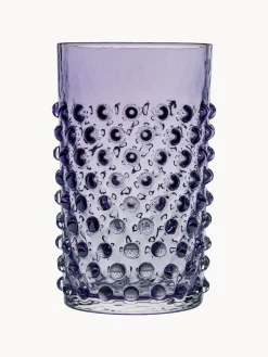 Discount Vasos altos soplados artesanalmente Hobnail (6 uds.) Vajillas Completas|Menaje De Mesa