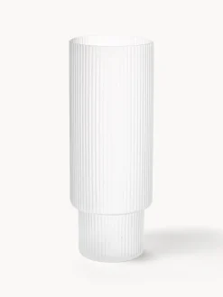 Clearance Vasos altos soplados con relieve Ripple, 4 uds. Copas De Cóctel|Vajillas Completas