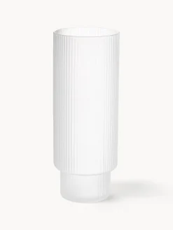 Clearance Vasos altos soplados con relieve Ripple, 4 uds. Copas De Cóctel|Vajillas Completas