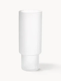 Clearance Vasos altos soplados con relieve Ripple, 4 uds. Copas De Cóctel|Vajillas Completas