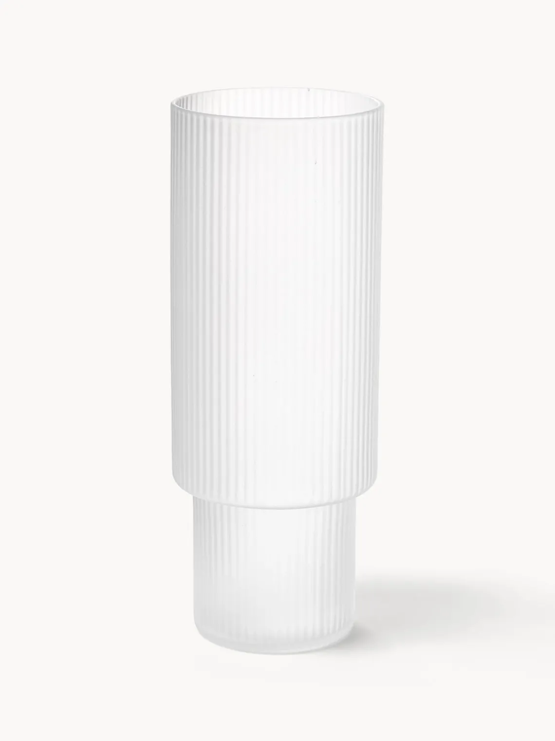 Clearance Vasos altos soplados con relieve Ripple, 4 uds. Copas De Cóctel|Vajillas Completas