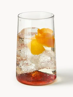 Copas De Cóctel|Vajillas Completas></noscript>Westwing Collection Vasos altos soplados Hadley, 4 uds. Transparente, naranja