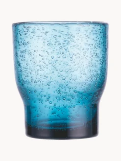 Vasos|Vajillas Completas>Villa D'Este Home Tivoli Vasos artesanales Unico, 6 uds. Azul, transparente