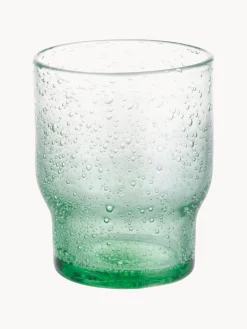 Vasos|Vajillas Completas>Villa D'Este Home Tivoli Vasos artesanales Unico, 6 uds. Verde, transparente