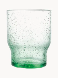 Vasos|Vajillas Completas>Villa D'Este Home Tivoli Vasos artesanales Unico, 6 uds. Verde, transparente