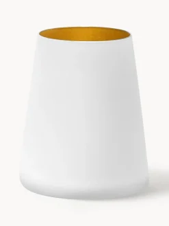 Copas De Cóctel|Vajillas Completas>Stölzle Lausitz Vasos cóctel de cristal en forma de cono Power, 6 uds. Blanco, dorado