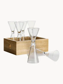 Copas De Cóctel|Vajillas Completas></noscript>Sagaform Vasos chupito Semon, 6 uds., con caja de madera