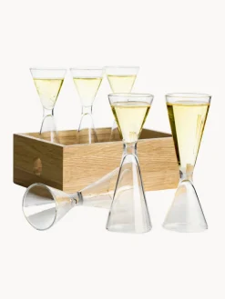 Copas De Cóctel|Vajillas Completas></noscript>Sagaform Vasos chupito Semon, 6 uds., con caja de madera