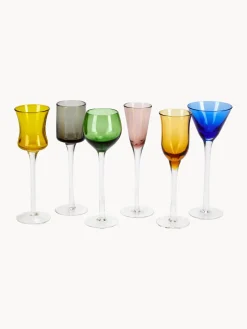 New Vasos chupito soplados Lyngby, 6 uds. Copas De Cóctel|Vajillas Completas