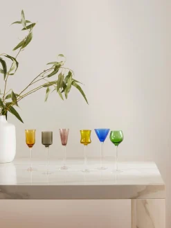 New Vasos chupito soplados Lyngby, 6 uds. Copas De Cóctel|Vajillas Completas