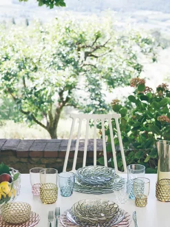 Vasos|Vajillas Completas>Kartell Vasos con relieves Jellies, 4 uds. Verde claro