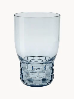 Vasos|Vajillas Completas></noscript>Kartell Vasos con relieves Jellies, 4 uds. Azul claro transparente