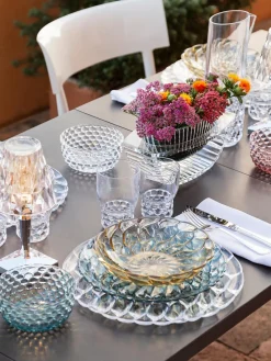 Vasos|Vajillas Completas>Kartell Vasos con relieves Jellies, 4 uds. Transparente