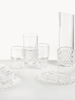 Vasos|Vajillas Completas></noscript>Kartell Vasos con relieves Jellies, 4 uds. Transparente