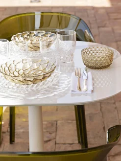 Vasos|Vajillas Completas></noscript>Kartell Vasos con relieves Jellies, 4 uds. Transparente