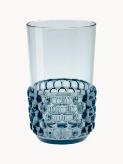 Vasos|Vajillas Completas>Kartell Vasos con relieves Jellies, 4 uds. Azul claro