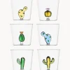 Best Vasos de agua artesanales Desert Plants, 6 uds. Vasos|Vajillas Completas