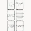 Vasos|Vajillas Completas>ICHENDORF Vasos de agua artesanales Deco' Clear, 6 uds.