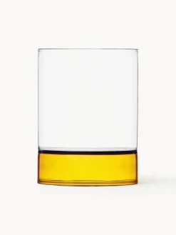 Vasos de agua artesanales Bamboo Groove, 2 uds. Vasos|Vajillas Completas