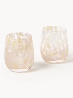 Vasos de agua artesanales Yava, 4 uds. Vasos|Vajillas Completas