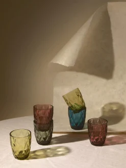 Discount Vasos de agua con patrón texturizado Colorado, 4 uds. Vasos|Vajillas Completas