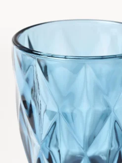 Discount Vasos de agua con patrón texturizado Colorado, 4 uds. Vasos|Vajillas Completas
