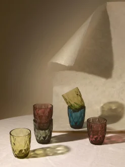 Sale Vasos de agua con patrón texturizado Colorado, 4 uds. Vasos|Vajillas Completas