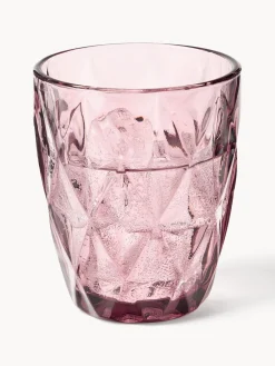 Discount Vasos de agua con patrón texturizado Colorado, 4 uds. Vasos|Vajillas Completas