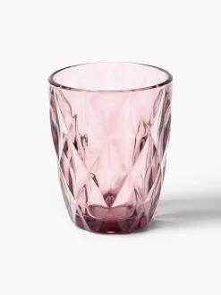 Discount Vasos de agua con patrón texturizado Colorado, 4 uds. Vasos|Vajillas Completas