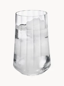 Sale Vasos de agua de cristal con relieves Bernadotte, 6 uds. Vasos|Vajillas Completas