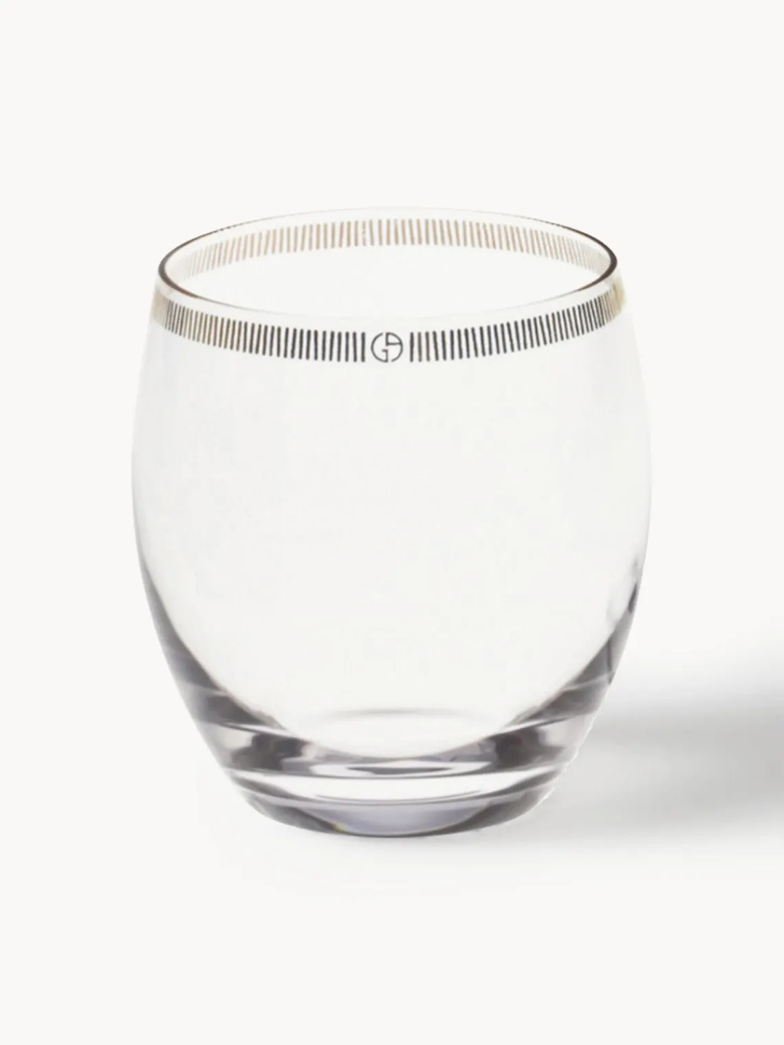 Vasos|Vajillas Completas>Armani Casa Vasos de agua de cristal con adorno dorado Dvorak, 6 uds.