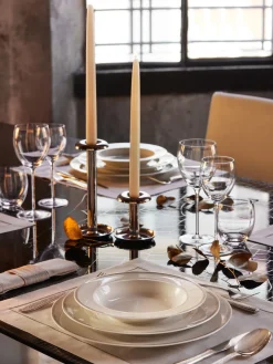 Vasos|Vajillas Completas>Armani Casa Vasos de agua de cristal con adorno dorado Dvorak, 6 uds.