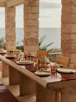 Vasos|Vajillas Completas></noscript>Ferm Living Vasos de agua soplados Boya, 2 uds. Rosa claro transparente