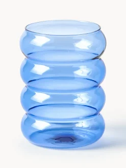 Online Vasos de agua soplados Bubbly, 4 uds. Vasos|Vajillas Completas