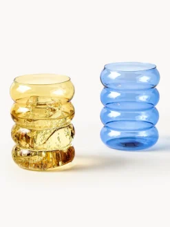 Online Vasos de agua soplados Bubbly, 4 uds. Vasos|Vajillas Completas