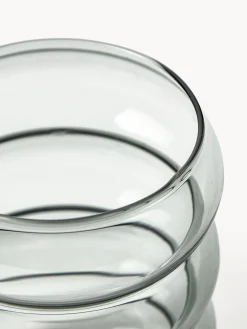 Vasos|Vajillas Completas></noscript>Westwing Collection Vasos de agua soplados Bubbly, 4 uds. Gris transparente