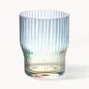 Vasos|Vajillas Completas>Westwing Collection Vasos de agua soplados con relieve y brillo nacarino Juno, 4 uds.