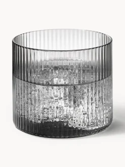 Clearance Vasos de agua soplados con relieves Ripple, 4 uds. Vasos|Vajillas Completas