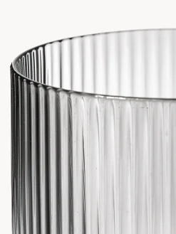 Clearance Vasos de agua soplados con relieves Ripple, 4 uds. Vasos|Vajillas Completas