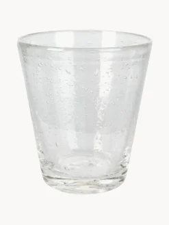 Vasos|Vajillas Completas></noscript>Villa D'Este Home Tivoli Vasos de agua soplados con burbujas Cancun, 6 uds. Tonos turquesa y verdes, transparente