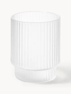 Clearance Vasos de agua soplados con relieves Ripple, 4 uds. Vasos|Vajillas Completas