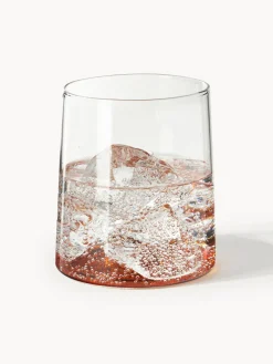 Vasos|Vajillas Completas></noscript>Westwing Collection Vasos de agua soplados Hadley, 4 uds. Transparente, naranja