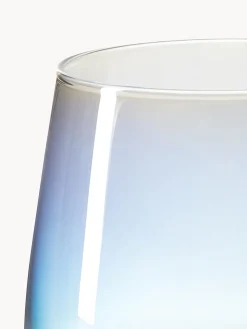 Clearance Vasos de agua soplados iridiscentes Ellery, 4 uds. Vasos|Vajillas Completas