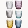 Sale Vasos de colores con relive Geometrie, 6 uds. Vajillas Completas|Vasos
