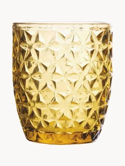 Sale Vasos de colores con relive Geometrie, 6 uds. Vajillas Completas|Vasos