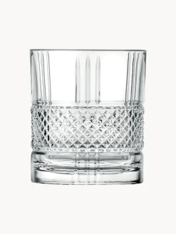 Sale Vasos de cristal con relieve Brillante, 6 uds. Copas De Cóctel|Vajillas Completas